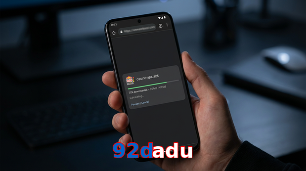 Main screen of 92Dadu apk page for PK players